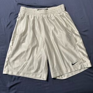Nike white basketball shorts. Medium